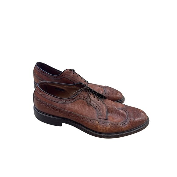 Allen Edmonds MacNeil Mens Brown Leather Oxford Dress Shoes Size 14AA SKU 7427 main image 5